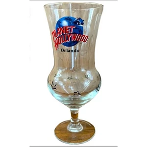 Planet Hollywood Cocktail Glass Orlando Hurricane Pint Drink Party Restaurant - Picture 1 of 7