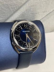 SWAROVSKI Crystalline Glam Crystal Blue Women's Watch SS L35mm Quartz 5537961 - Picture 1 of 9