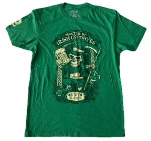 Master Of Irish Goodbyes Irish Leprechaun Zero Foxtrot Green T-Shirt Men Medium - Picture 1 of 5
