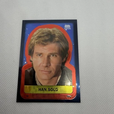 1999 TOPPS STAR WARS CHROME ARCHIVES DOUBLE-SIDED CHROMIUM HAN SOLO #D4 - Image 1 of 2