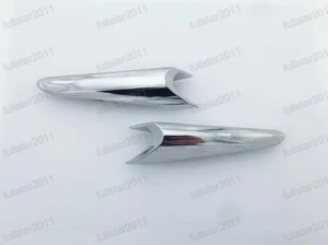 Pair Chrome Fog Light Trim Driver & Passenger Side For Mazda 3 2017-2018 - Picture 1 of 5