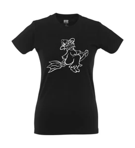 Fasching Halloween Hexe lustig I Fun I Lustig I Sprüche I Girlie Shirt - Picture 1 of 4