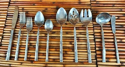 Rogers * CITADEL Bamboo Glossy Silverware Flatware YOUR CHOICE - CHOOSE (23) - Image 1 of 3