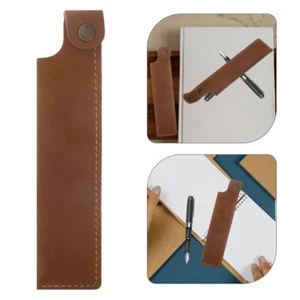 4Pcs Pen Protective Cover PU Ballpoint Pen Sleeve Single Pen Pouch Pen Case - Picture 1 of 12