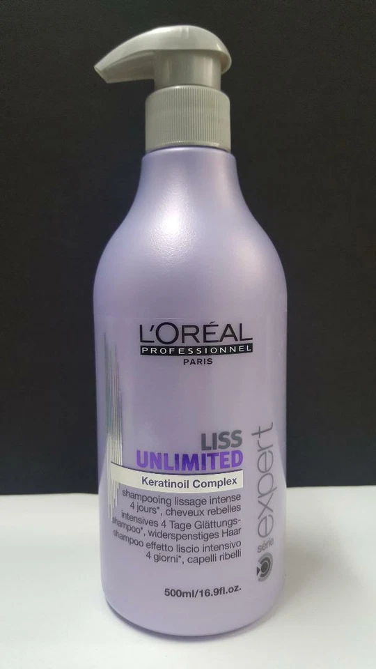 L'Oréal Serie Expert Liss Unlimited Keratinoil Complex Shampoo - 16.9 FL OZ - Image 1 of 1