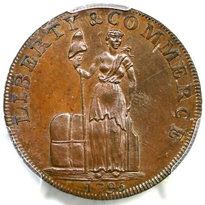 1795 Fuld-1 PCGS MS 64 BN Lettered Edge Talbot, Allum & Lee Cent Medaille - Bild 1 von 3