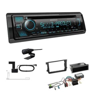 Kenwood CD-Receiver Radio Bluetooth für Skoda Roomster Praktik schwarz Canbus - Bild 1 von 5