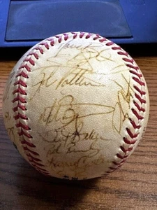 1992 SAN FRANCISCO GIANTS TEAM SIGNED AUTOGRAPHED ONL BASEBALL! Will Clark - Picture 1 of 6