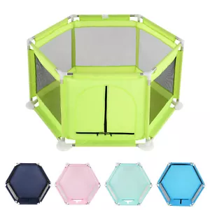 Baby Laufgitter Laufstall Kind Absperrgitter Krabbelgitter Spielstall Spielstall - Bild 1 von 17