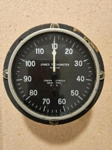 Vintage Jones Tachometer, Jones Motrola Corp., USA - Picture 1 of 6
