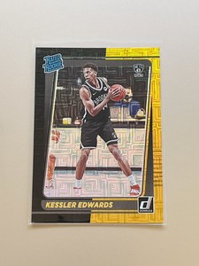 2021-22 DONRUSS CHOICE Kessler Edwards BLACK GOLD 6/8 RC #204 Rated Rookie