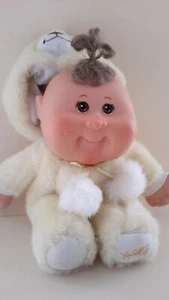 2008 Cabbage Patch Kinder Baby Puppe gelber Bär braune Augen 25 Jahrestag gebraucht, in einwandfreiem Zustand - Bild 1 von 11