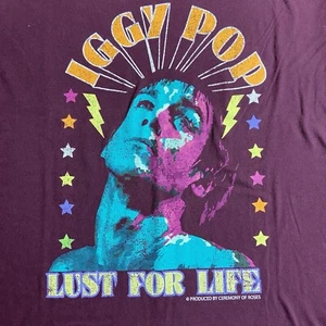 (Neu mit Etikett) Erwachsene Medium Iggy Pop & The Stooges Lebenslust T-Shirt Punk Band - Bild 1 von 5