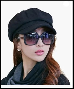 SIGGI Mujer Lana Merino Visera Boina Newsboy Cabbie Gorra Invierno Sombreros con Forro - Imagen 1 de 4