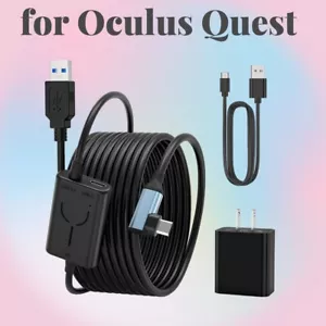 16FT Link Cable for Oculus Quest 2/1 - Fast Data Transfer and Gaming Charging - Picture 1 of 17