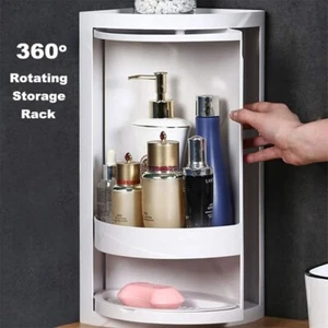 bathroom corner cabinet for storage 360 rotating - Picture 1 of 4