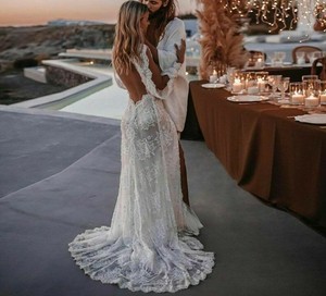 bohemian wedding dress for sale