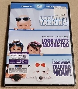 NEW Look Who's Talking Too Now (DVD) John Travolta Kirstie Alley Triple Feature - Picture 1 of 5