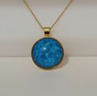 Birthstone Pendant Necklace-Choice Of Gold or Silver Chain-W or W/O Initial