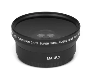 0.43x - 67mm HD Genuine Glass Brand Optics Wide Angle Macro Attachment Lens - Picture 1 of 1