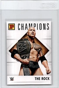 2022 Panini WWE Debut International Exclusive The Rock - Picture 1 of 2