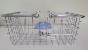 Spectrum Diversified Medium Wire Storage Basket With Handles, Rustic Farmhouse - Picture 1 of 2