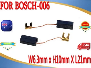 Carbon Brushes For Bosch 006 6.3X10X21mm GHB5 1607014107 1607014122 3 604321518 - Picture 1 of 4