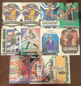 2022-23 Prizm Basketball INSERTS with Prizms and Rookies You Pick the Card