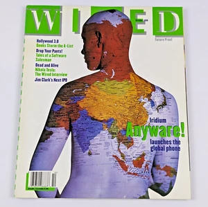 Wired Magazine October 1998 Iridium Anyware! Global Phone ~ No Label - Picture 1 of 3