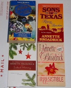 LOT Annette Broadrick SUMMER DREAMS Sons of Texas ROGUES RANCHERS Instant Mommy - Foto 1 di 2