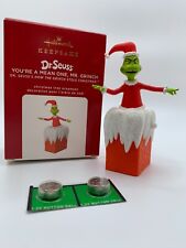 Hallmark Dr. Seuss Ornament 2020 You're A Mean One Mr. Grinch -Sound - Brand NEW