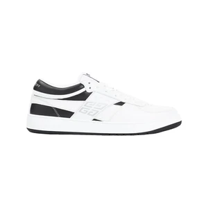 GIVENCHY G Move $570 White/Black Leather Sneakers New And Authentic - Picture 1 of 5