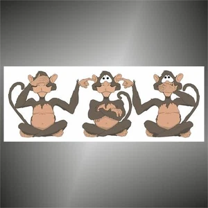 PEGATINA calcomanía mono alemán STICKER - Imagen 1 de 1