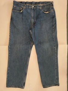 Levis 550 Mens Tapered Leg W42 L31* Blue Relaxed Fit Jeans - Picture 1 of 15