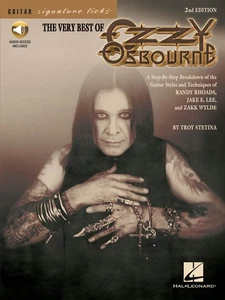 Very Best Ozzy Osbourne Signature Licks Guitar Play Rock Tab Book Online Audio - Picture 1 of 1
