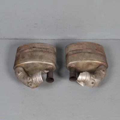 1995-1998 Porsche 911 993 Exhaust Muffler Right Left Pair 99311104504 OEM Used Foto 1 de 4
