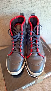 RST Urban- Mens  Motorcycle Short Sneaker Motorcycle Boots Black and Red  Sz 11 - Picture 1 of 19