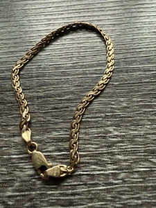 7” 14k Gold Bracelet- Used Vintage - Picture 1 of 11