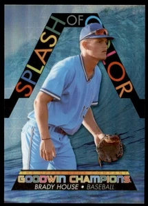 2022 Goodwin Champions Splash Platinum Ocean #SCP12 Brady House 32/75 - Picture 1 of 2