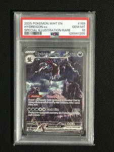 2025 Pokemon WHT EN-WHITE FLARE SPECIAL ILLUSTRATION RARE HYDREIGON EX PSA 10 - Bild 1 von 3