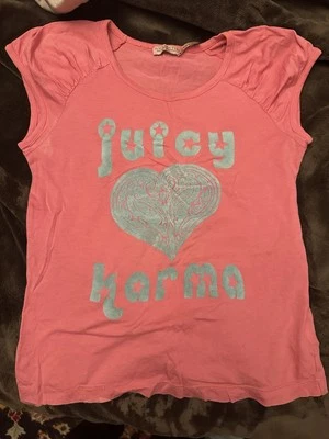 Girls Juicy Couture Top Size 12 100% Cotton - Image 1 of 3