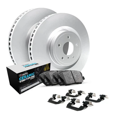 For BMW 535i 11-16 R1 Concepts WJTH1-31037 Rear Brake Kit w Euro Ceramic Pads - Image 1 of 2