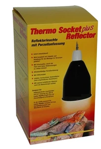 Thermo Socket plus Reflektor groß Terrarium Schutzgitter Lampenschutz Reptilien - Bild 1 von 2