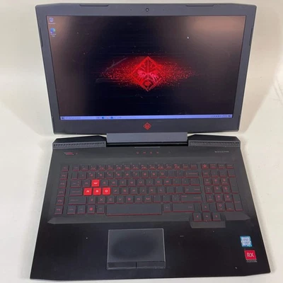 HP Omen 17-AN0XX 17.3" i7-7700HQ 2.8GHz 12GB RAM 1TB SSD Radeon RX 580 - Image 1 of 4