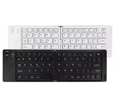 Mini Teclado Bluetooth Plegable para iPad Samsung Tablet Teclado Inalámbrico para A - Imagen 1 de 4