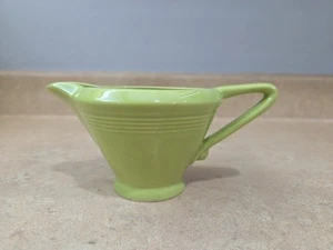 Homer Laughlin HLC Harlequin Chartreuse Green Ribbed  Creamer - Picture 1 of 9