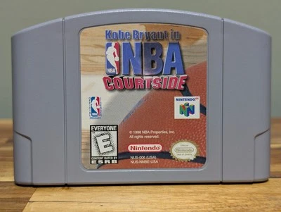Kobe Bryant in NBA Courtside (Nintendo 64 N64)➡️Authentic Cartridge Only-Tested - Image 1 of 4