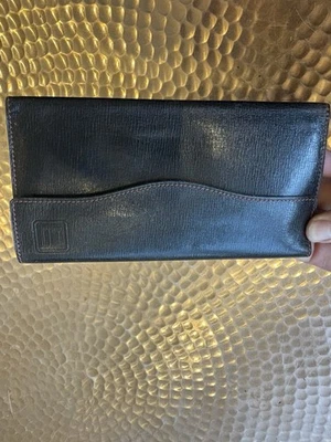 Vintage Dunhill Brown Leather Folding Wallet Card Holder - Image 1 of 3