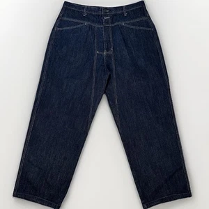 Marithe Francois Girbaud Blue Brand X Authentic Fit Baggy Jeans Size 38x28 Short - Picture 1 of 19