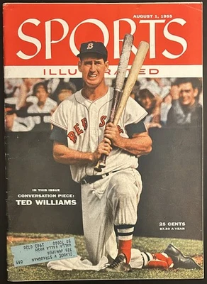 Sports Illustrated 1955 - Medias Rojas de Boston Ted Williams Foto 1 de 2
